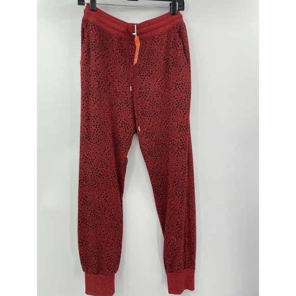 Sundry Red Star Cotton Drawstring Joggers Pants - Picture 2 of 9